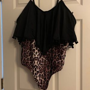 Beautiful leopard plus swim suit!